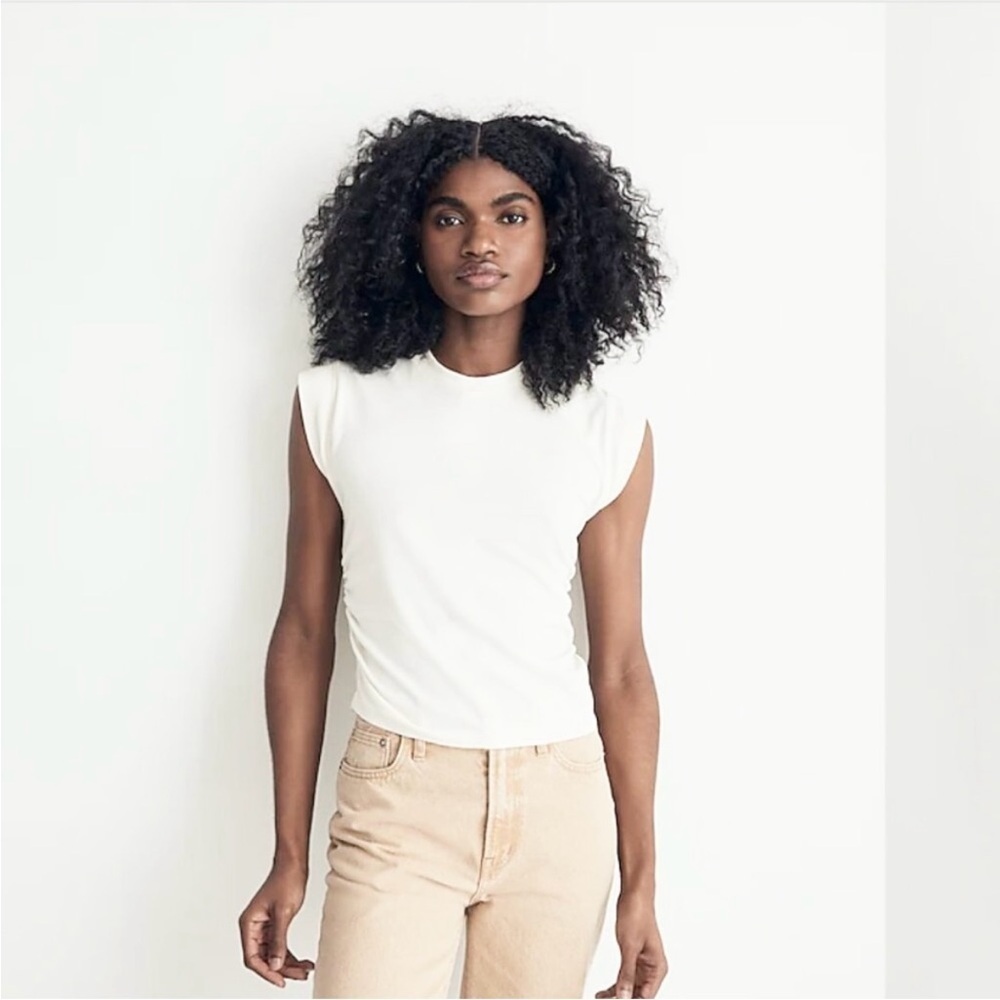 Madewell White Muscle Tee - Picture 3 of 7